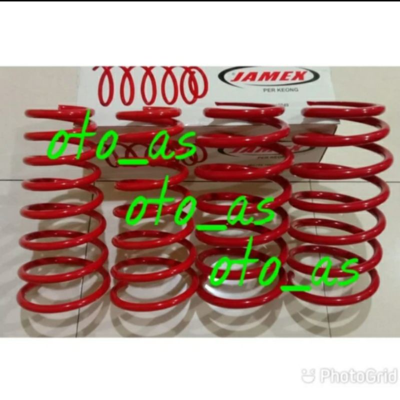 paket per keong coil spring jamex empuk toyota harrier depan - belakang