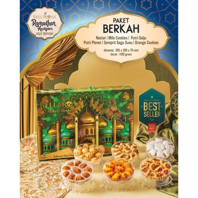 

PAKET HAMPERS LEBARAN KUE KERING BELLAROSSA