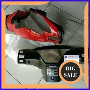 batok depan dan belakang cover km supra x 125 hitam silver biru merah limited stock 29M4R23