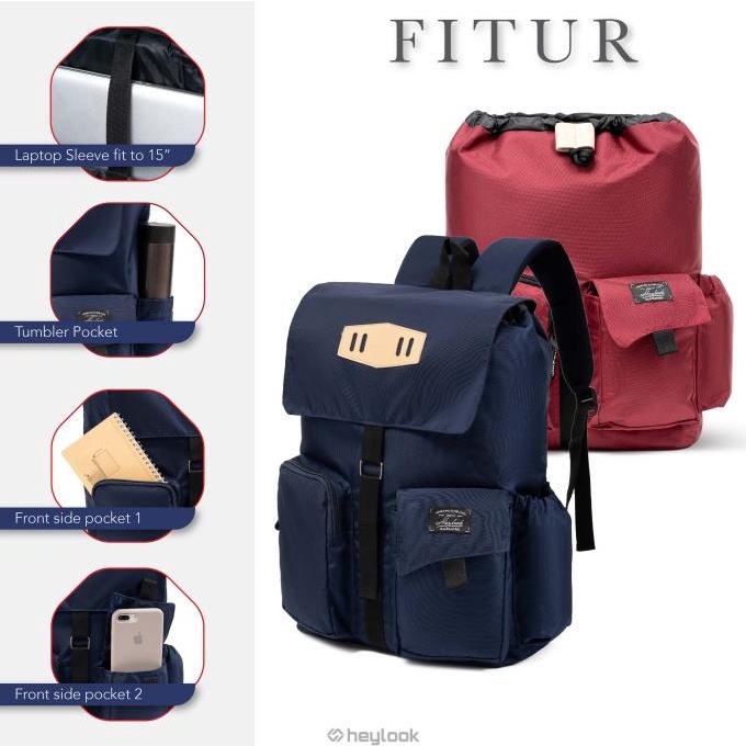 TAS RANSEL WANITA BACKPACK SIMPLE RANSEL TAS PUNGGUNG LAPTOP WANITA uru06