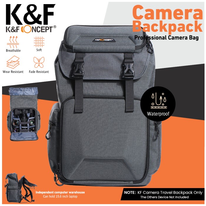 Tasransel Knf Concept 25L Tas Multifunctional Backpack Waterproof Photography