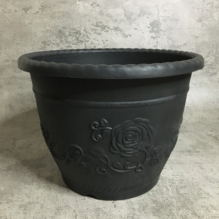 Pot Bunga Glory 30 Hitam/ Pot Bunga Plastik / Pot Bunga Murah