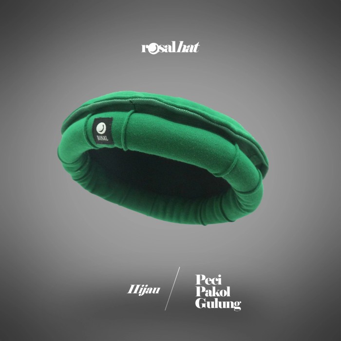 PECI PALUNG PAKOL GULUNG ROSAL PECI TALIBAN PRIA TOPI AFGHANISTAN - Hijau, ALL SIZE DEWASA (X0K6) Pr