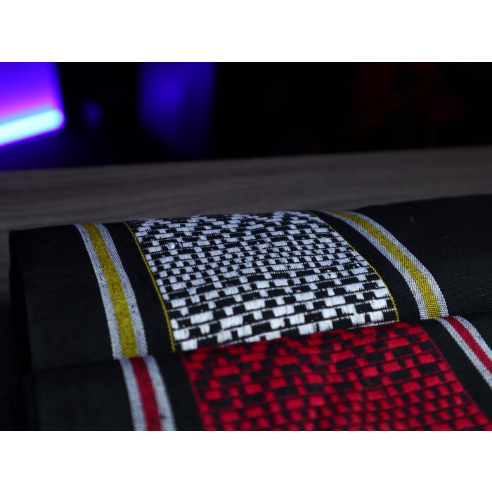 SARUNG TENUN SONGKET HITAM GAJAH MAJA - Putih (U4S1) Gratis Ongkir Sajadah Saku Haji Dewasa Sajadah 