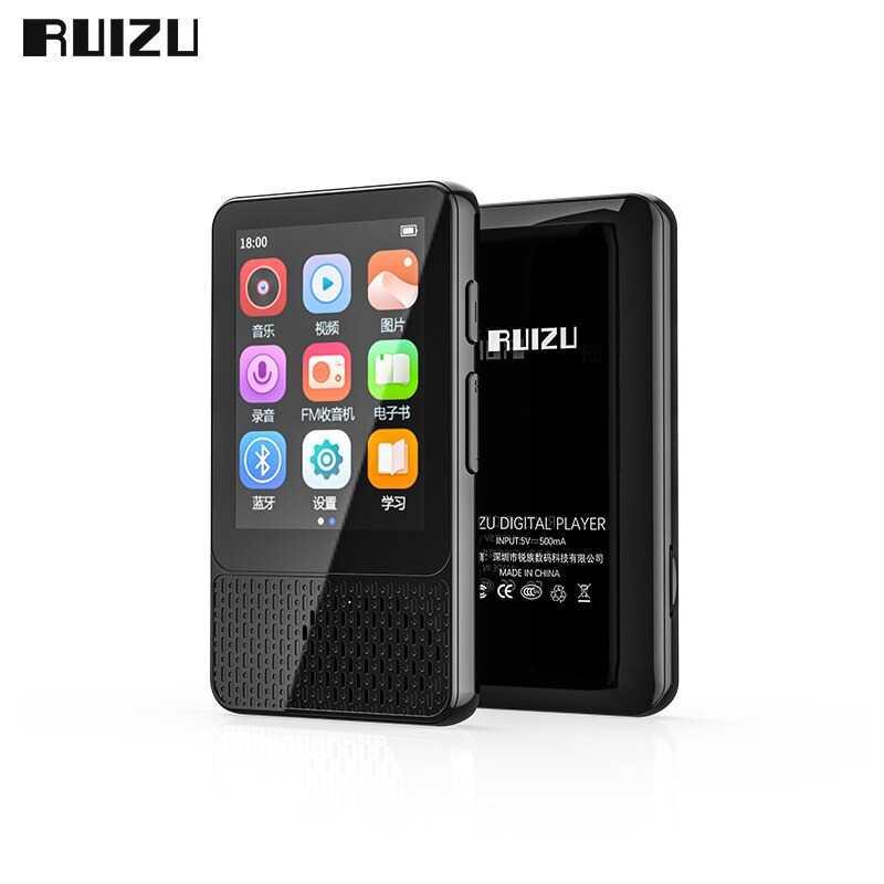 Ruizu Bluetooth HiFi DAP MP3 Player Touchscreen 16GB 18