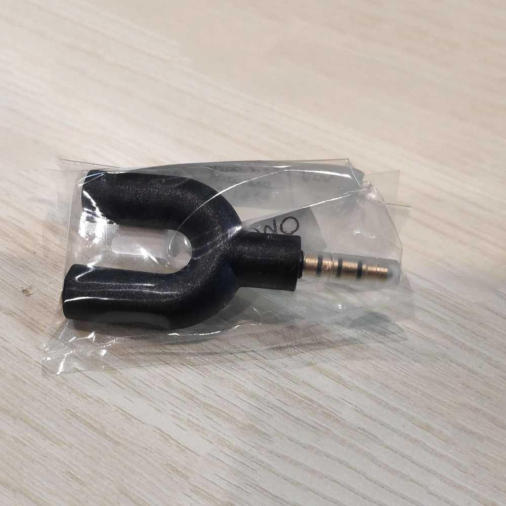 TaffSTUDIO Splitter Audio Shape U 3.5mm ke Headphone &amp; Mic - K0650