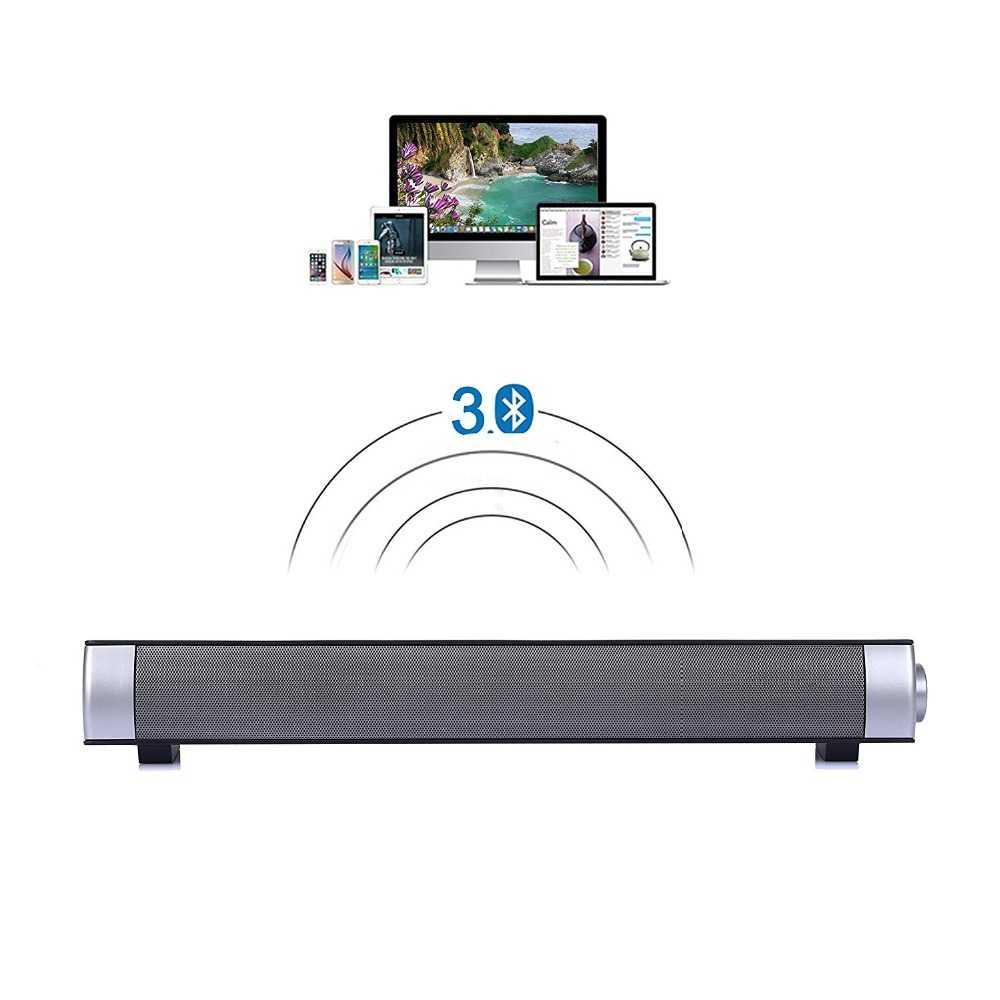 Portable Bluetooth Soundbar Home Theater with Remote Control P-S08