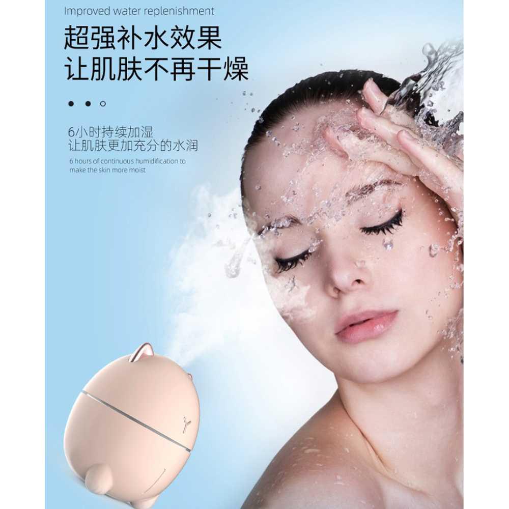 Air Humidifier Ultrasonic Night Light 200ml DDM-1 Taffware Dudu Cat Diffuser Aromatherapy Aromaterapi Humidifier Diffuser Aromaterapi Dehumidifier Diffuser Humidifier Humidifier Diffuser Humidifier Bayi Flu Dan Batuk Air Humidifier Aromatherapy Difuser Hu