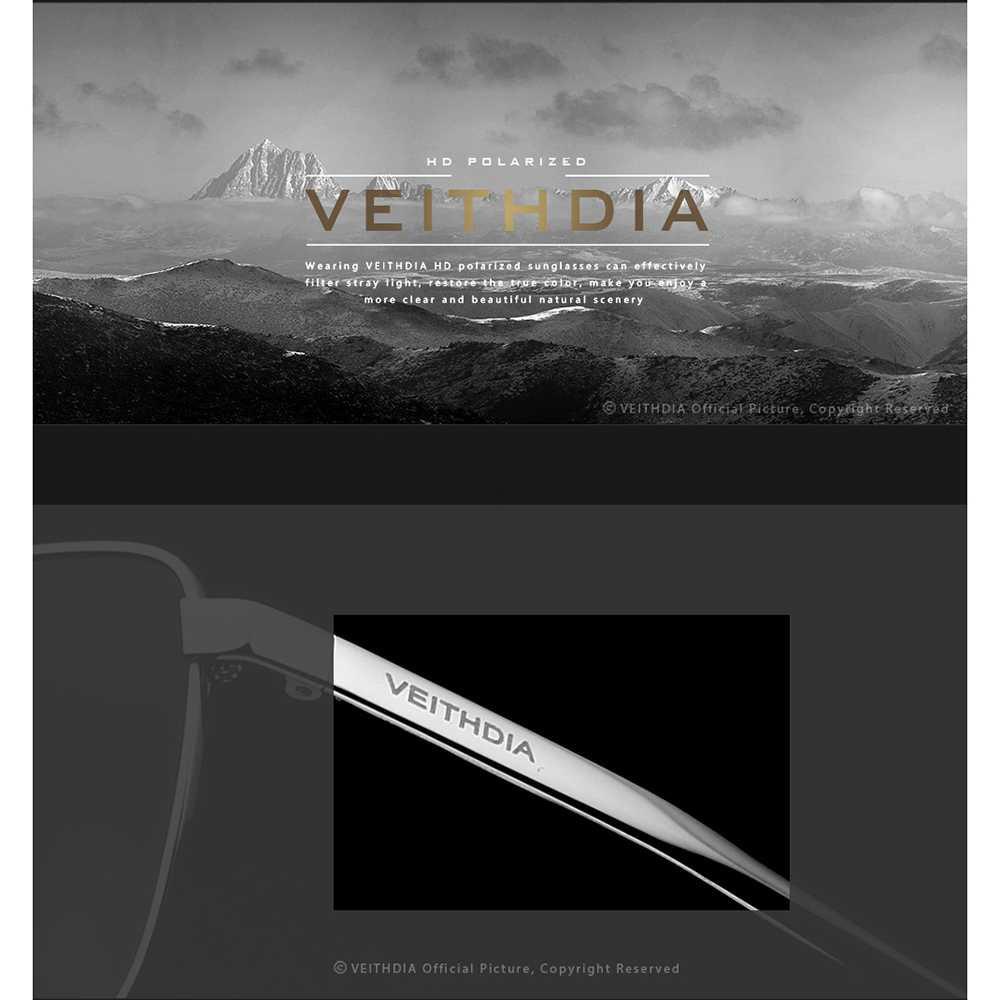 Veithdia Kacamata Vintage UV Polarized Sunglasses 462