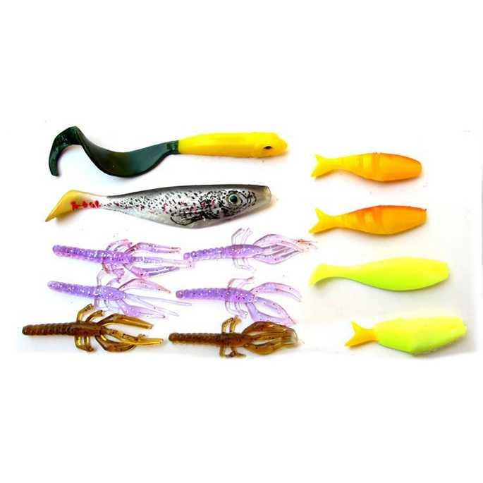 LIXADA Umpan Pancing Ikan Set Fishing Bait Kit-33 100 PCS DWS230 Umpan Casting Soft Frog Umpan Casting Gabus Toman Spiner Pancing Set Pancing Ikan Umpan Pancing Adunmancing Umpan Ikan Mas Apollo Pancing Casting Umpan Ikan Umpan Casting Toman Umpan Toman