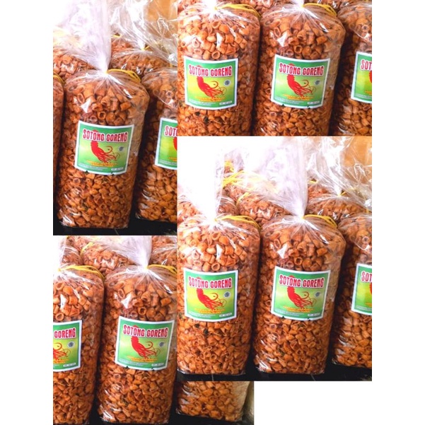 

SOTONG Goreng pedas Gurih Daun Jeruk 1 KG Grosir