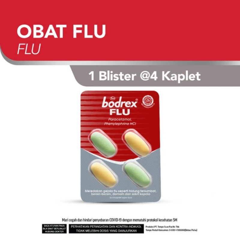 Bodrex Flu 1 BLISTER @ 4 kaplet