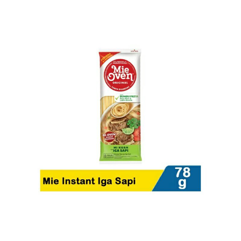 

Mie Oven Mie Instant lga Sapi