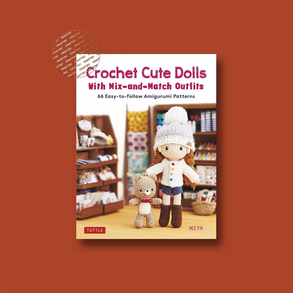 

Crochet Cute Dolls with Mix and Match Outfits - Miya