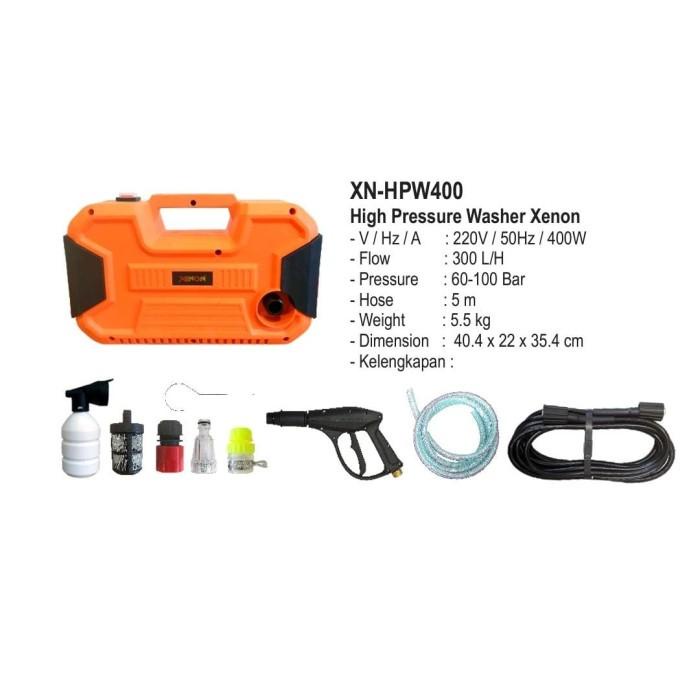 Xenon Hpw 400 Jet Cleaner Low Watt Tekanan Tinggi High Pressure Washer