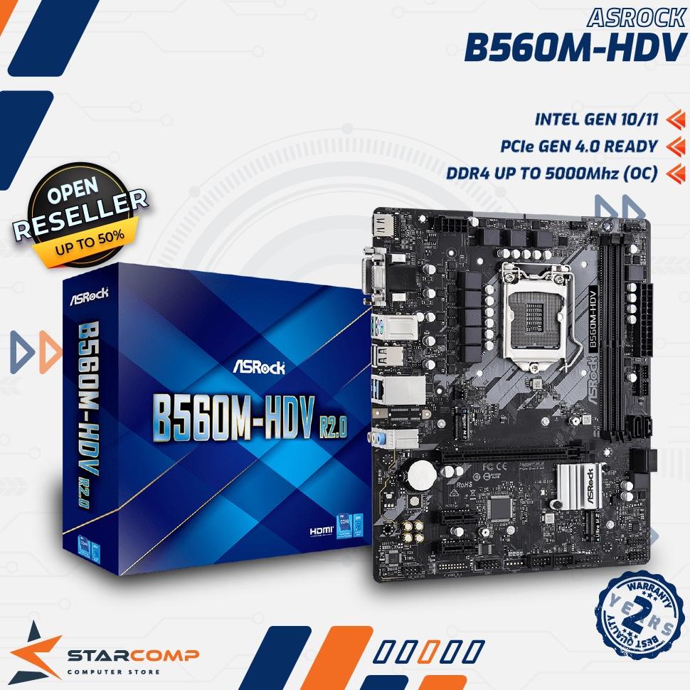 Motherboard ASROCK B560M HDV LGA1200 Intel B560 DDR4