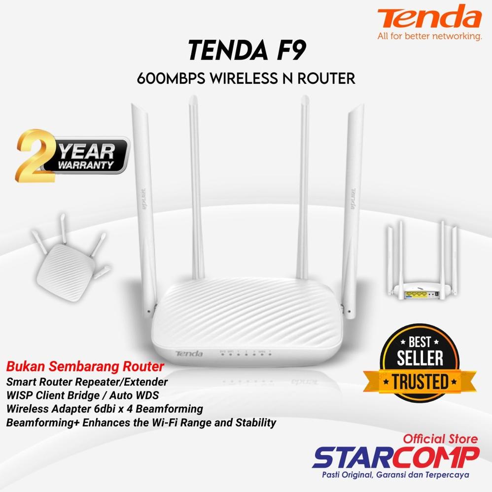Tenda F9 Wireless Router Tenda 600Mbps