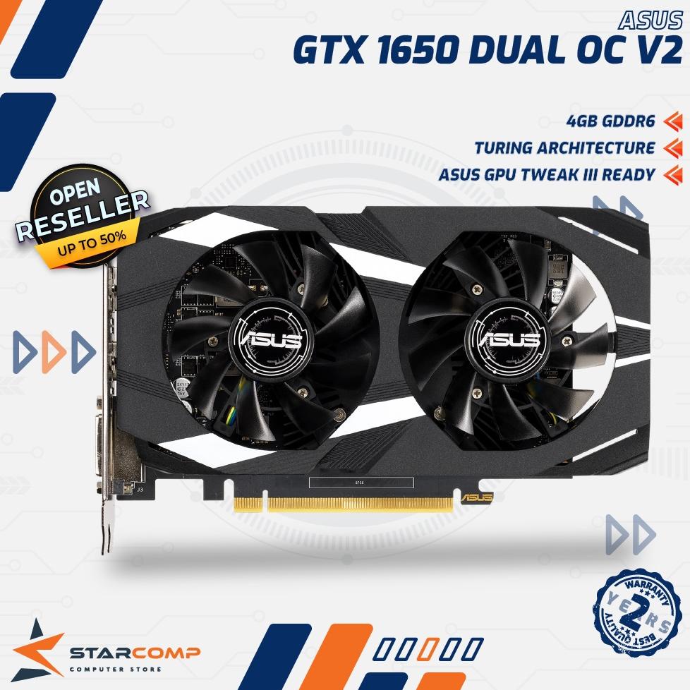 ASUS GeForce GTX 1650 DUAL OC V2 4GB GDDR6 VGA GTX1650 P 4G DDR6