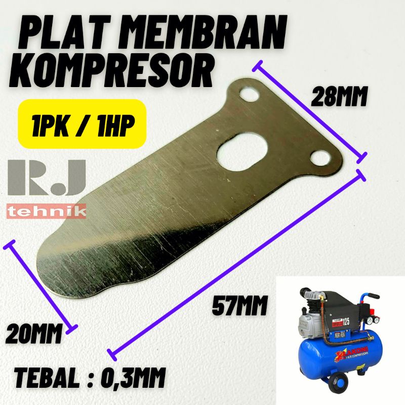 Plat Membran Mesin Kompresor Angin 1PK 1HP Klep Katup Angin Kompresor Spare Part