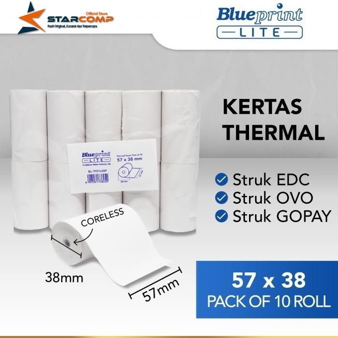 

KERTAS THERMAL BLUEPRINT LITE 57x38 PER ROLL