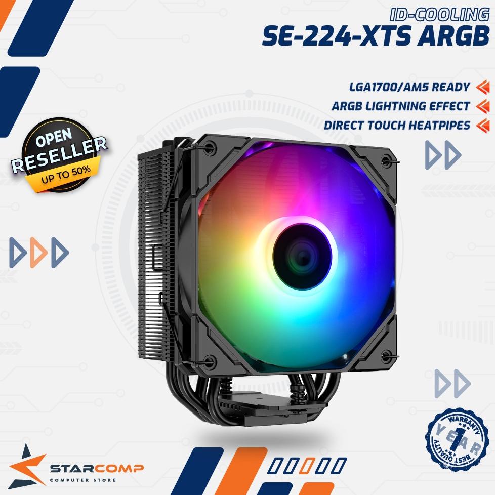 ID-COOLING SE-224-XTS ARGB CPU Cooler (Intel/AMD) Heatsink SE224XTS