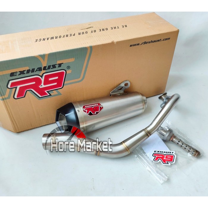 Knalpot R9 Alpha Series Aerox Connected 2020 2021