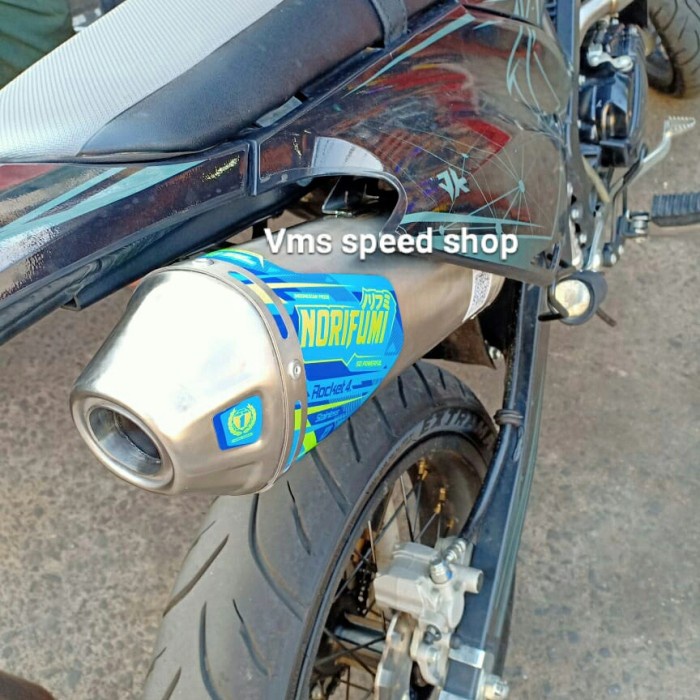 Knalpot Norifumi Klx 150 Rocket 4 Ss/ Knalpot Klx150 Norifumi Rocket 4
