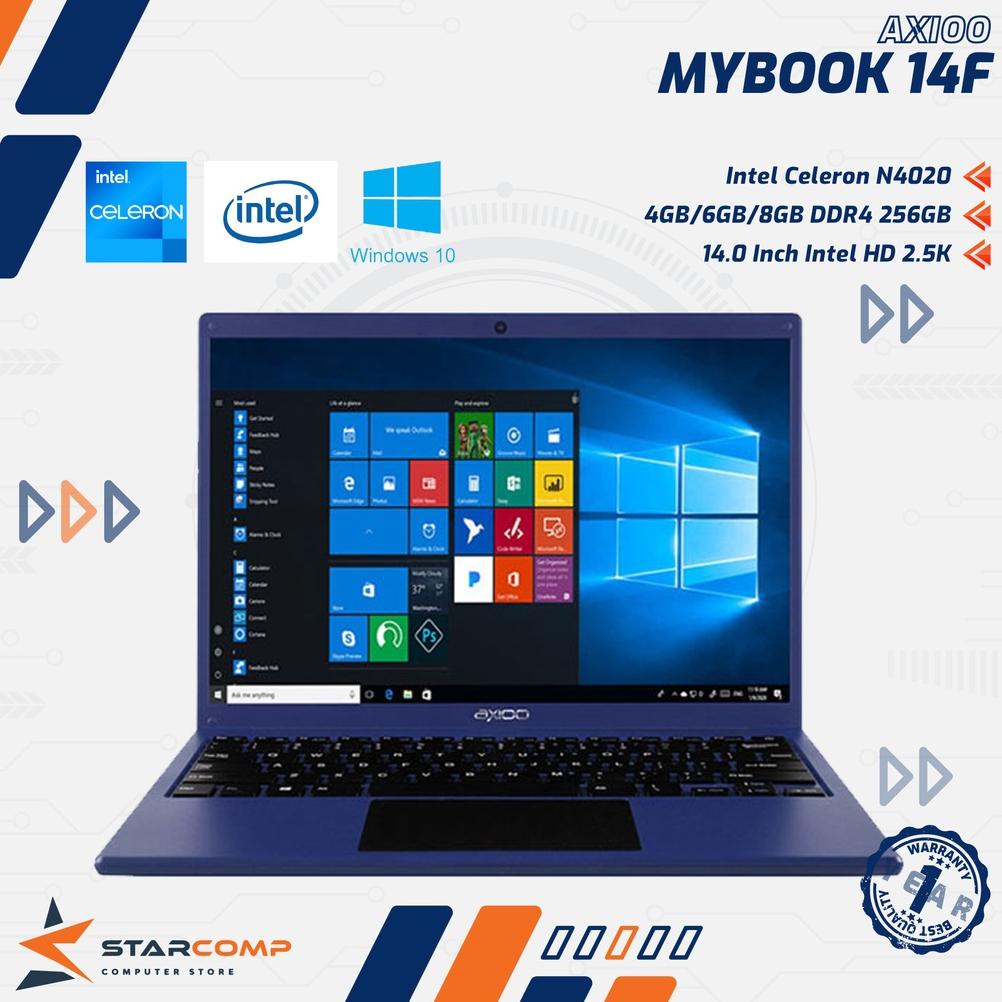 Axioo Mybook 14F | Celeron N4020 6GB 256GB SSD 13.3" FHD IPS 2.5K