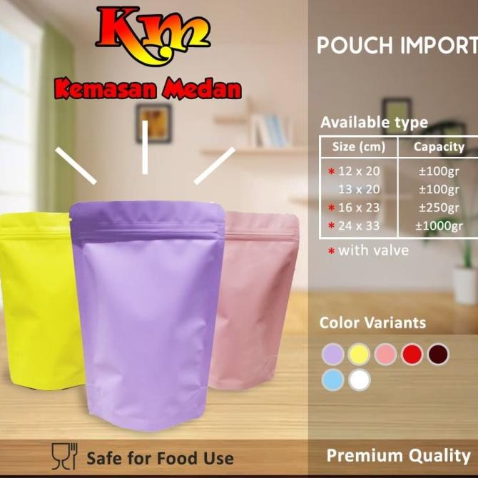 

$$$$] Import Pouch Zipper untuk kemasan 100GR