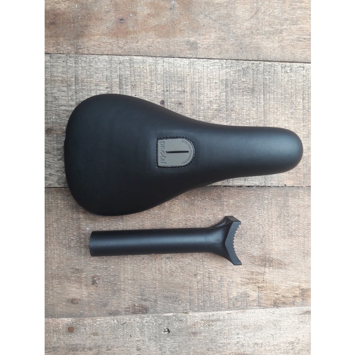 Terlaris Part Bmx Saddle Seat Jok Velo Pivotal With Seatpost - Black