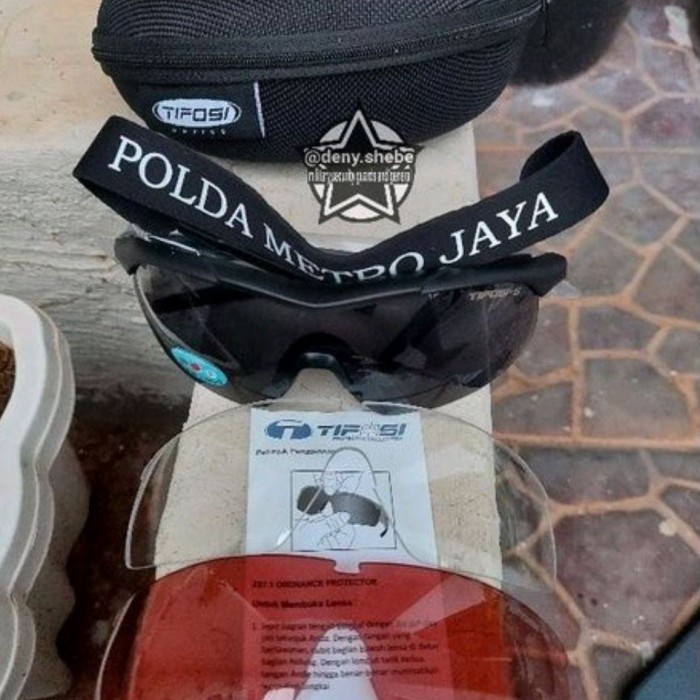Terlaris Kacamata Protector Tifosi/Kacamata Anti Radiasi/Kecamatan Jatah Polri