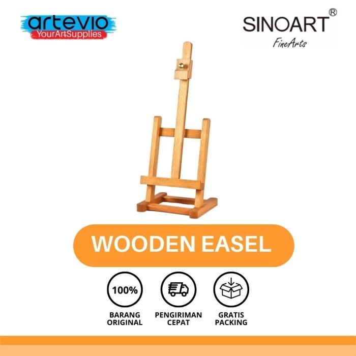 

Terlaris Easel Lukis Sinoart Small Table Top Wooden Easel Sketch Stand