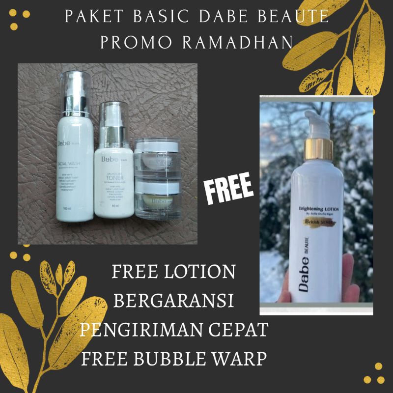 Dabe Beaute Skincare by Bella Shofie Original Dabe Beauty paket skincare