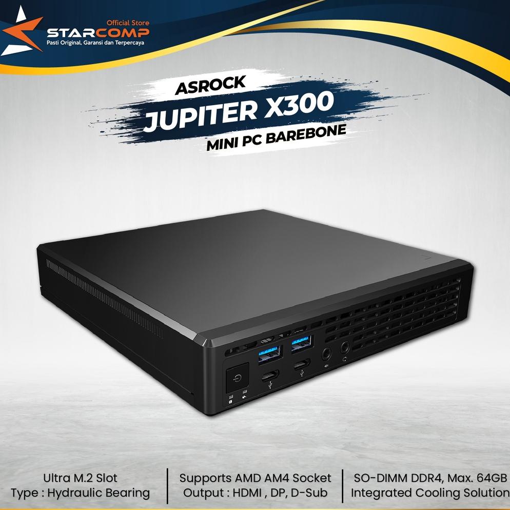 ASRock Jupiter X300 AMD Mini PC Barebone