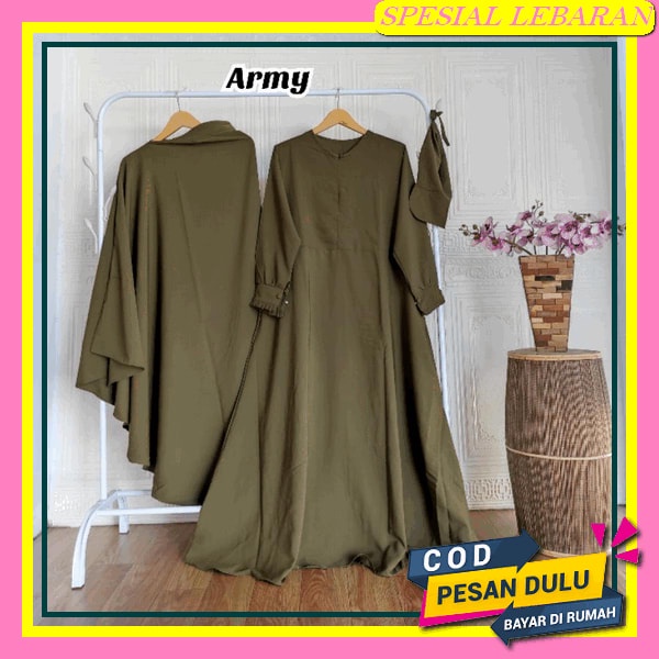 Gamis Lebaran 2023 Zahara Dress Kondangan Series Baju Fashion Muslim Dress Simple Elegant Gamis Keki