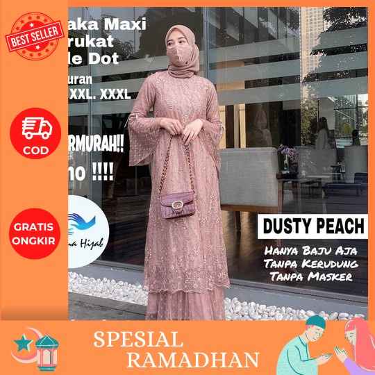 Baju Gamis Gsmis Casual Gamis Marlene Lebaran Dewasa Premium Elegan Model Terbaru Terbaru 2023 Pesta