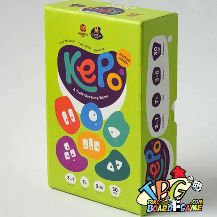 KePo Board Game - Original - TokoBoardGame - TBG - 3 in 1 GamePlay