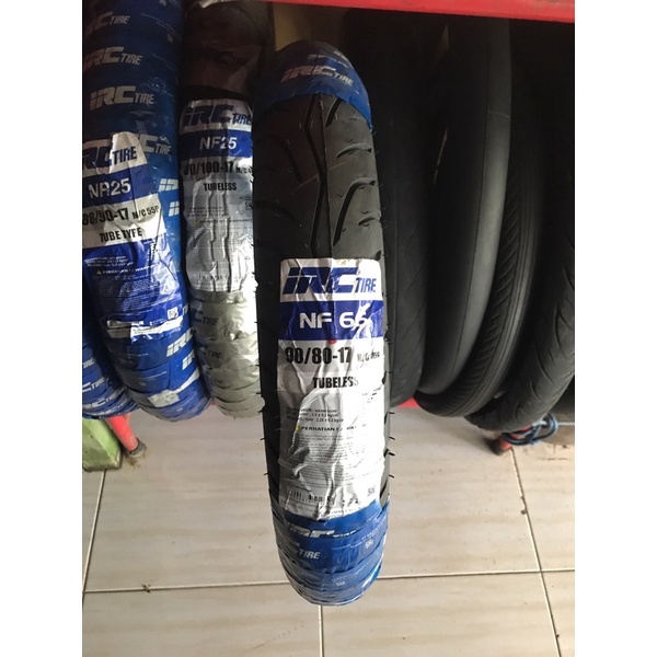 BAN IRC NF66 TUBELESS ukuran 90/80-17 Original IRC
