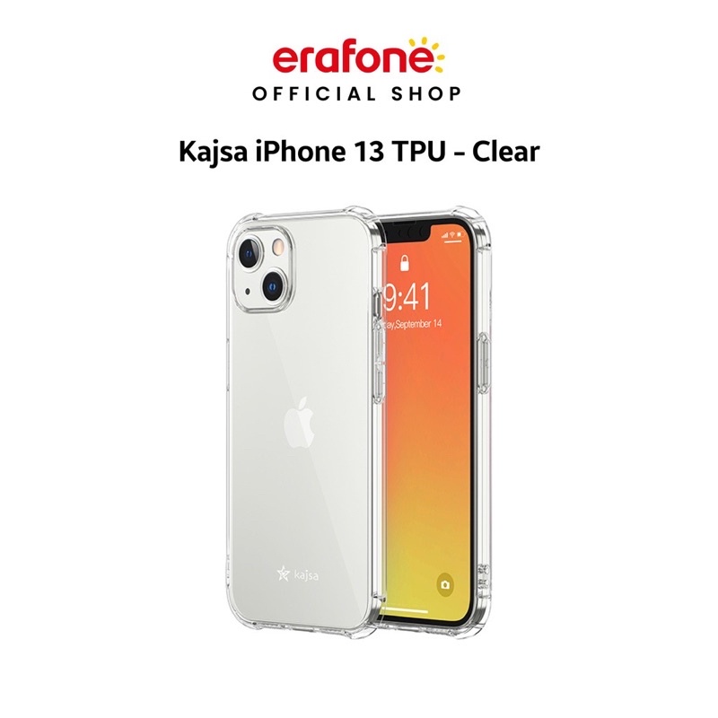CASE KAJSA IPHONE 13 TPU - CLEAR/ PRELOVED KAJSA IPHONE 13