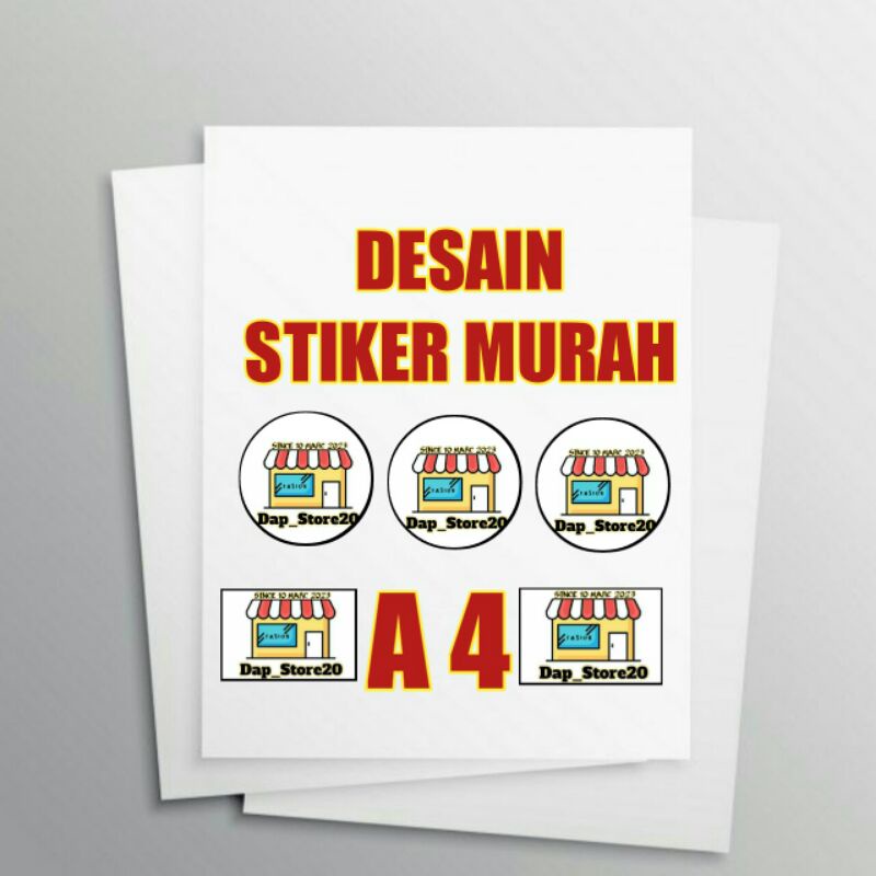 

Custom Stiker murah