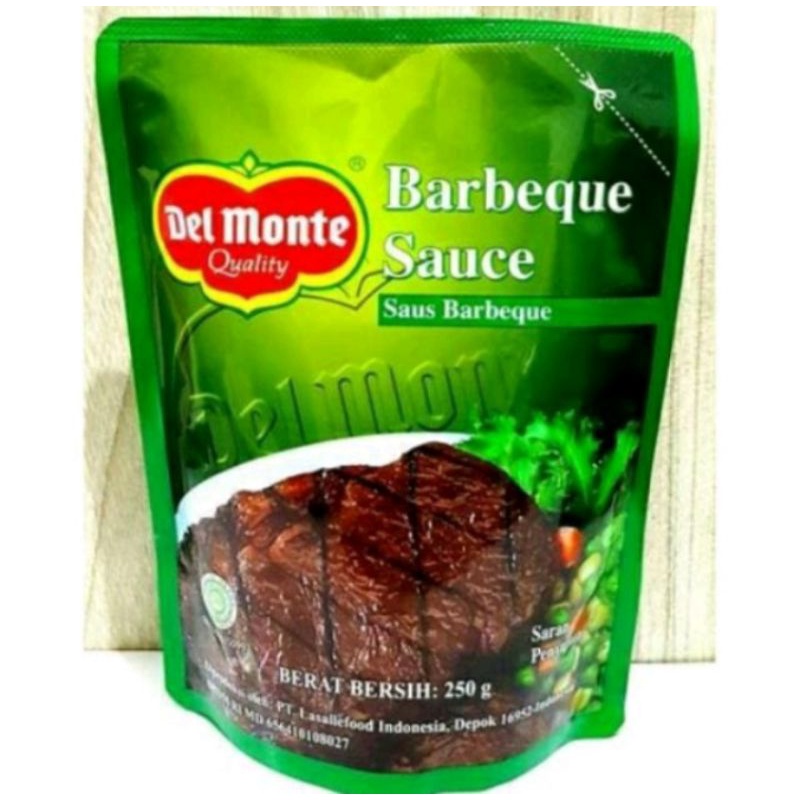 

Delmonte Barbeque Sauce / Saus BBQ kemasan pouch 250gr