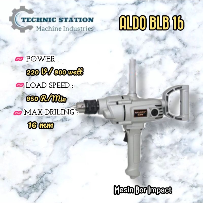 ALDO BLB16 mesin bor 16mm heavy duty Aldo BLB 16