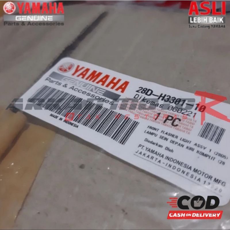 LAMPU SEN SEIN DEPAN ASSY MIO SMILE 28D-H3301-10 ORIGINAL YAMAHA