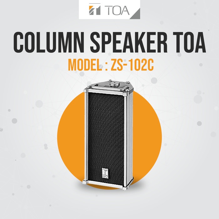 COLUMN SPEAKER TOA SPEAKER KOLOM MODEL ZS-102C GARANSI RESMI