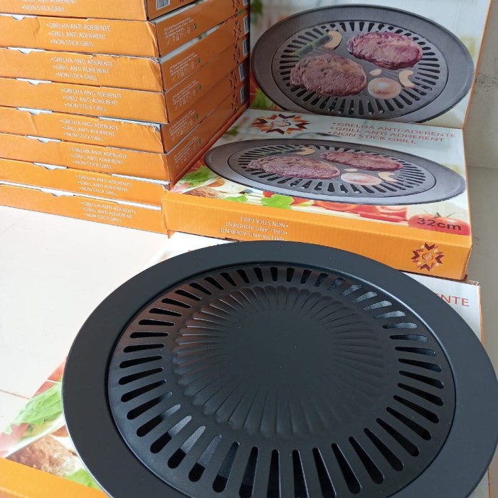 grill pan  Grill pan BBQ(J2X3) gratis ongkir grill pan suggo grill pan anti lengket dan kompor termu