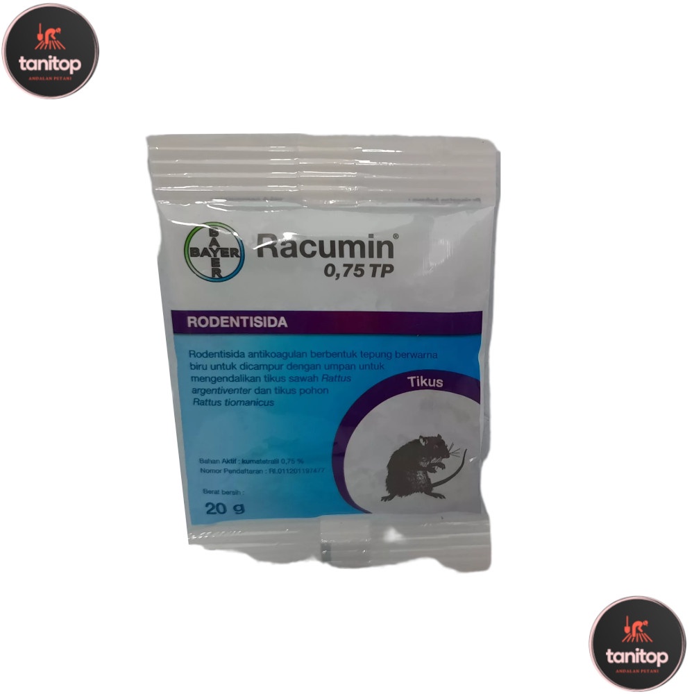 Racumin 20 Gram Obat Tikus Serbaguna Ampuh