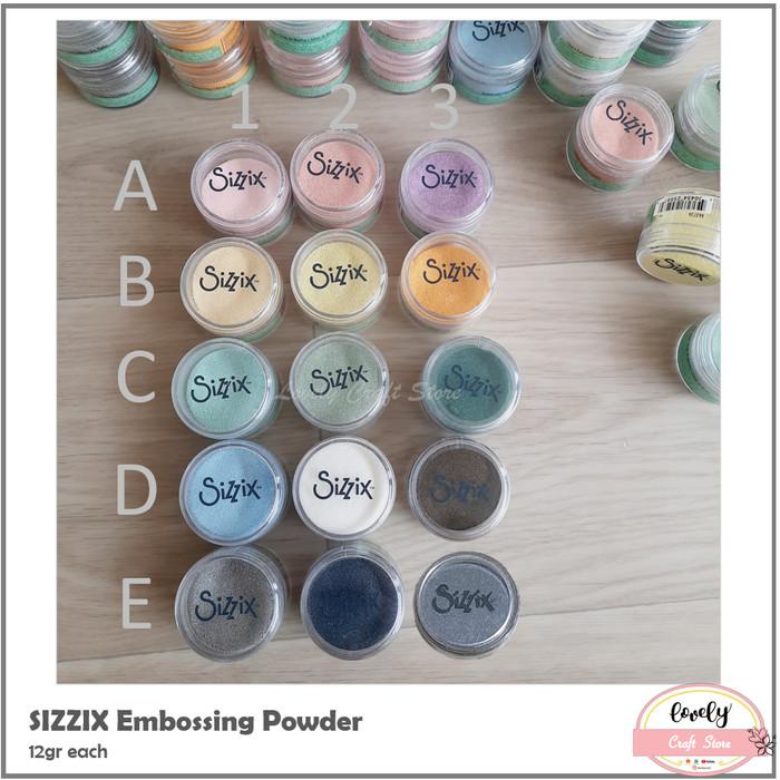 

Terlaris Stn Sizzix Heat Embossing Powder 12Gr Bubuk Emboss