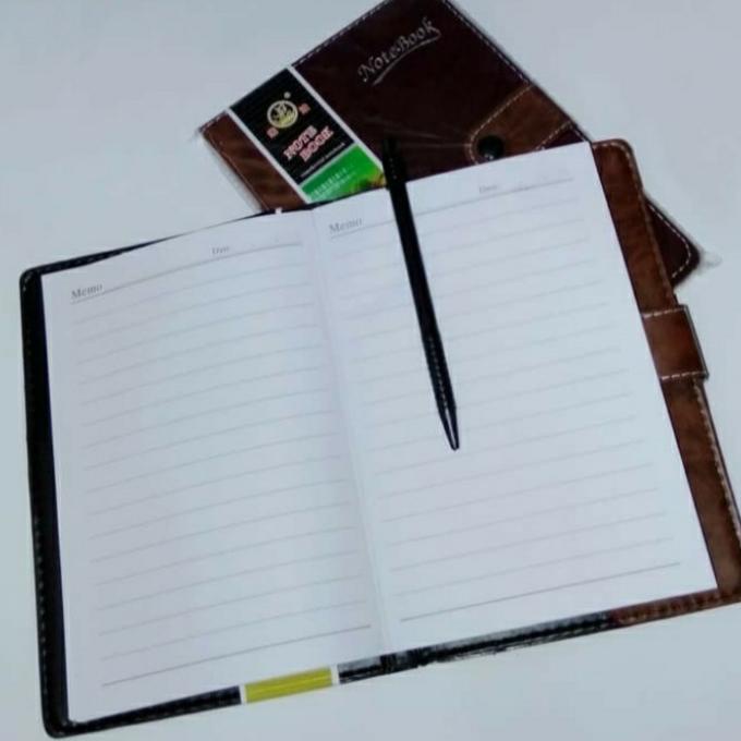 

buku agenda 32k cover kulit/ buku notebook 32k cover kulit
