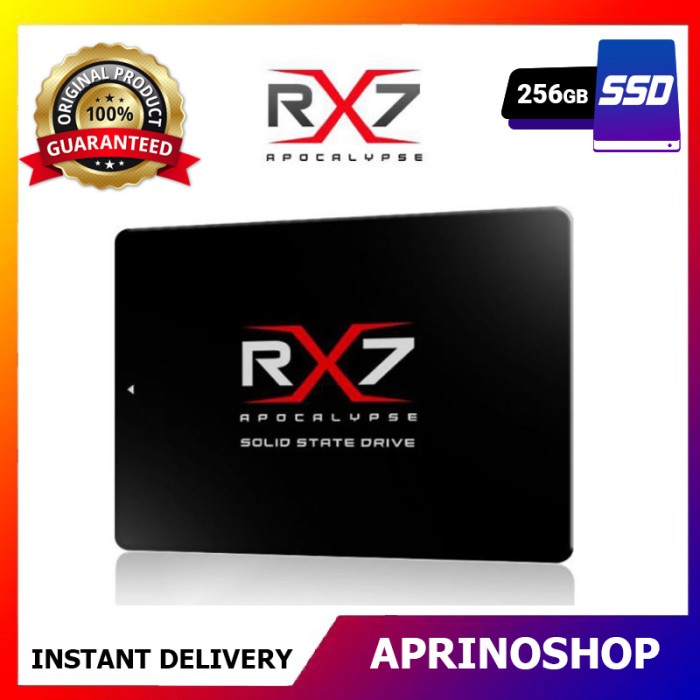 SSD 256GB RX7 ORIGINAL SATA SSD Internal Laptop Garansi Resmi 3 Tahun