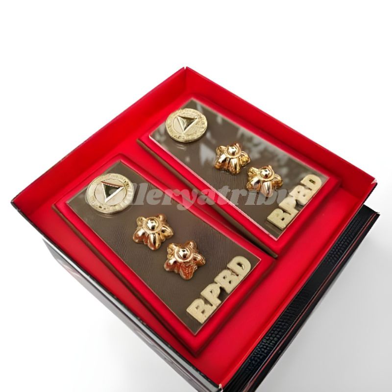 pangkat PDH BPBD golongan 4A Lis bordir premium